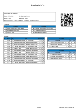 Druckansicht - MeinTurnierplan.de