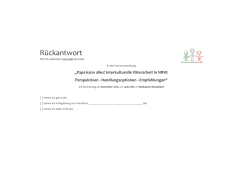 Anmeldeformular - Elternnetzwerk NRW
