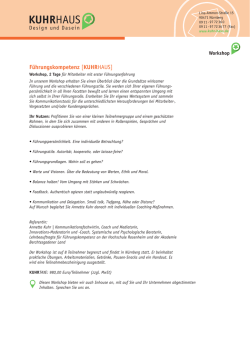 Info und Anmeldung