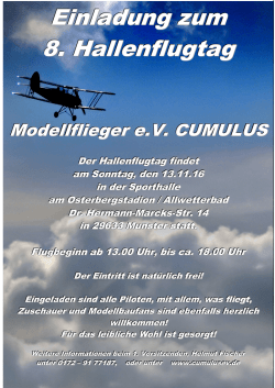 Hallenflugtag