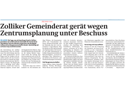 Zürichsee-Zeitung vom 31.10.16