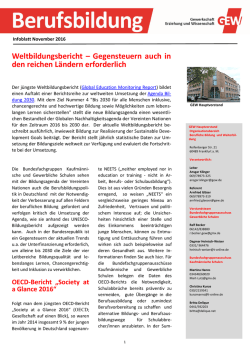 Infoblatt Berufsbildung November 2016