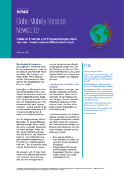GMS Newsletter Oktober 2016