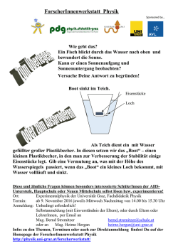 Info f&uuml;r Sch&uuml;ler 16-17