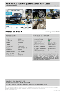 Preis: 20.950 € - bei der Auto