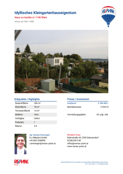 Haus zu kaufen - Wien | Idyllisches