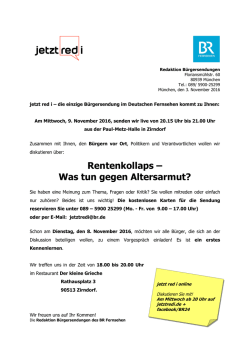 jetzt red i Info