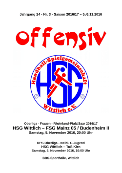 Jg. 24 / Nr. 3 - HSG Wittlich eV