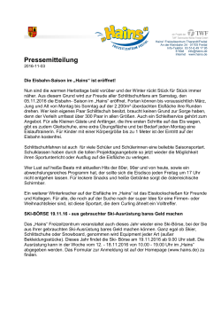 Pressemitteilung