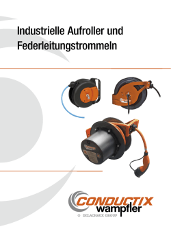 Industrielle Aufroller und Federleitungstrommeln - Conductix