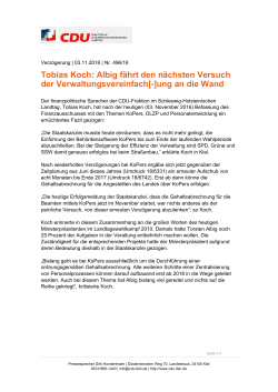 Tobias Koch: Bei Finanzministerin Heinold klaffen Anspruch und