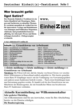 Deutscher Einheit(z)-Textdienst Seite 1