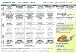Speiseplan 31.10.-06.11.2016 Format: PDF, Size