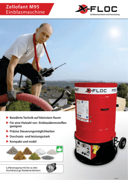 Zellofant M95 Einblasmaschine - X-Floc