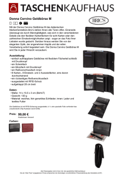 Donna Cervino Geldb&ouml;rse M Preis: 99,00