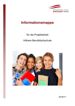 Infomappe Projektarbeit