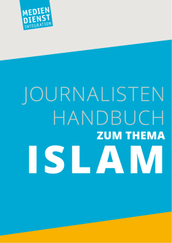 Journalisten-Handbuch zum Thema Islam