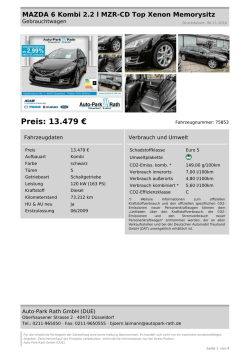 Preis: 13.479 - bei der Auto