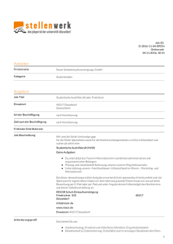 PDF - Stellenwerk Düsseldorf