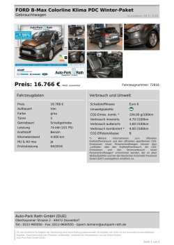 Inserat drucken - bei der Auto