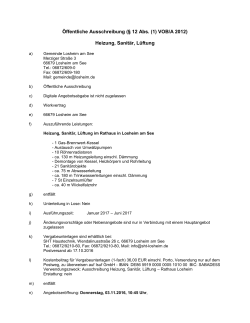 Heizung, Sanit&auml;r, L&uuml;ftung