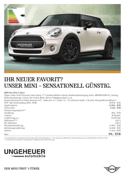 Ungeheuer_online mini.indd - Ungeheuer Automobile GmbH