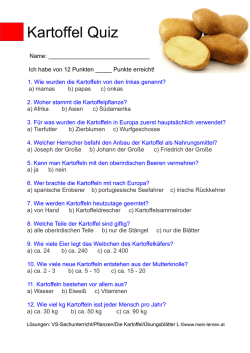 Kartoffel Quiz