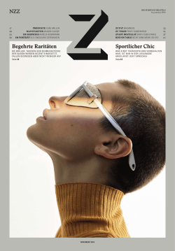Magazin Z - Neue Zürcher Zeitung