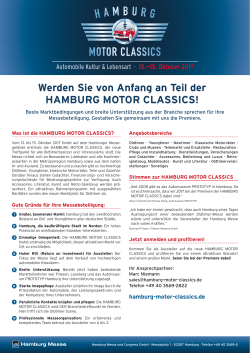 Factsheet HAMBURG MOTOR CLASSICS