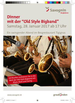 Dinner mit der &ldquo;Old Style Bigband&rdquo;