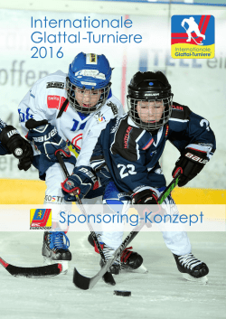 Internationale Glattal-Turniere 2016 Sponsoring - glattal