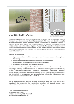 Immobilienkauffrau/-mann - IZ-Jobs