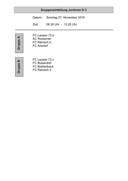 Jun D 3 - FC Lausen