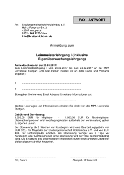 Leimmeisterlehrgang I“ (PDF-Download)