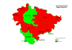Grundwasserk&ouml;rper Region Hannover