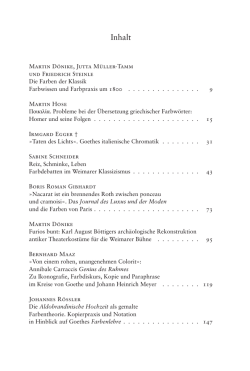 Inhalt - Wallstein Verlag