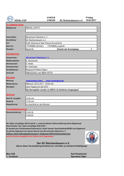 Der SC Reichersbeuern eV
