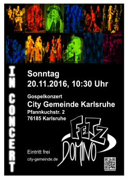 Gospelkonzert Fetz Domino