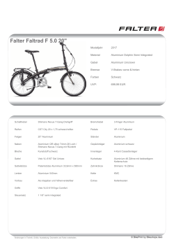 Falter Faltrad F 5.0 20
