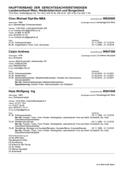Druckansicht - Hauptverband