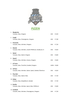 pizzen - Lieferservice