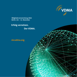 Das Programm als PDF - VDMA