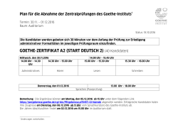 GOETHE-ZERTIFIKAT A2 (START DEUTSCH 2) (40 - Goethe