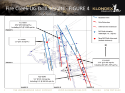 FIGURE 4 - Klondex Mines Ltd.