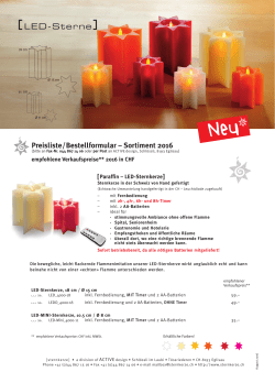 LED-Sterne - Sternkerze