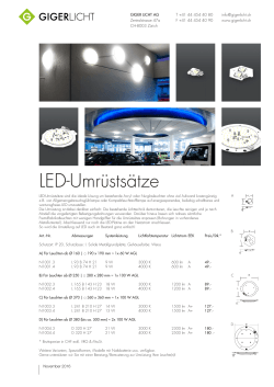 LED-Umrüstsätze