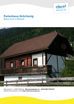 Ferienhaus Gröchenig in Millstatt