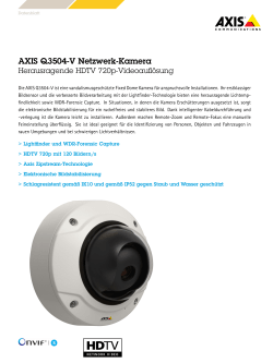 AXIS Q3504-V Netzwerk-Kamera