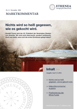 Inhalt >> Nichts wird so hei&szlig; gegessen, wie es gekocht wird