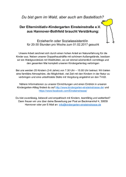 Du bist gern im Wald, aber auch am Basteltisch?